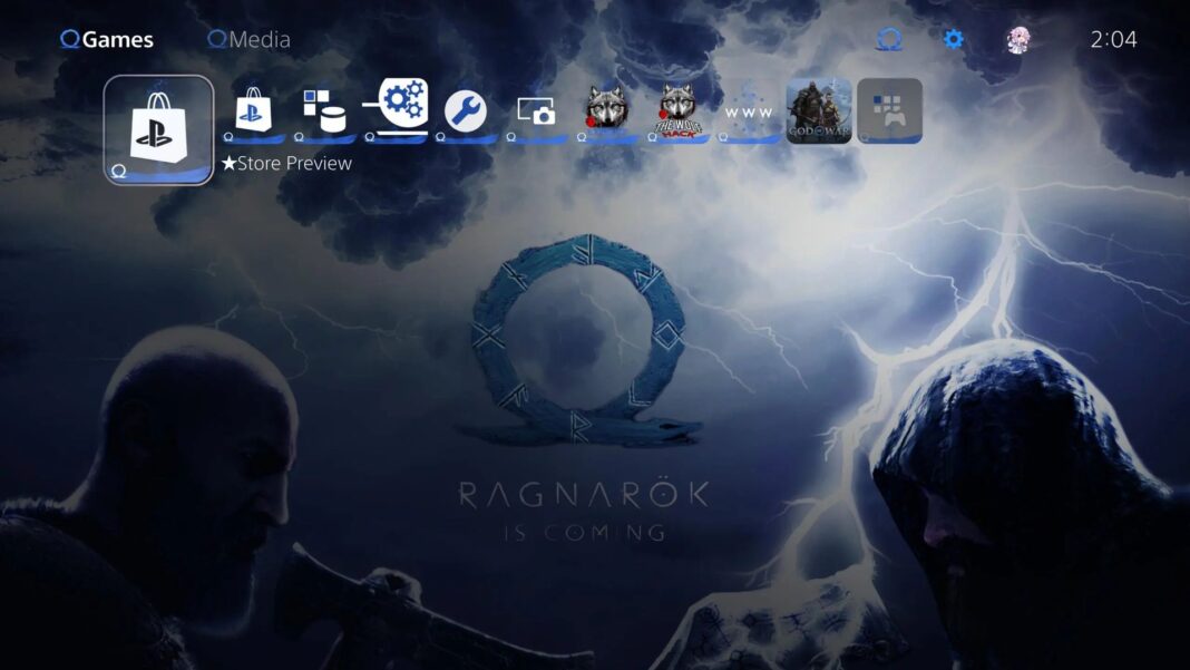 How to change the PS5 theme?